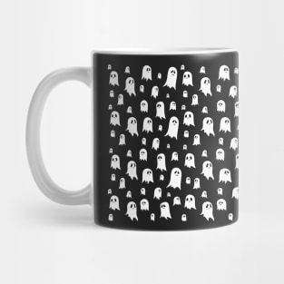 Sad Ghost Pattern Mug